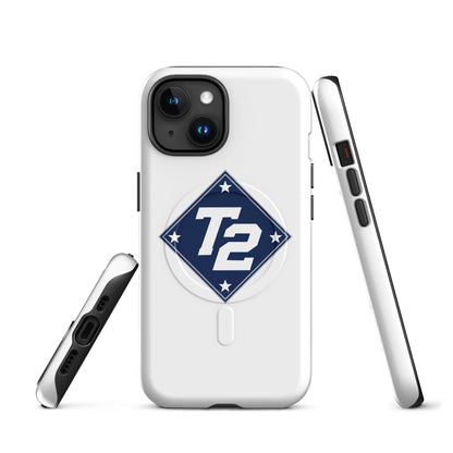 Magsafe Tough Case for iPhone | Texas Turn Two Baseball | Crest Logo
