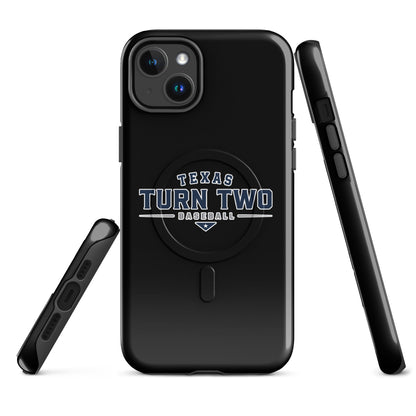 Magsafe Tough Case for iPhone | Texas Turn Two Baseball | Modern Script Logo
