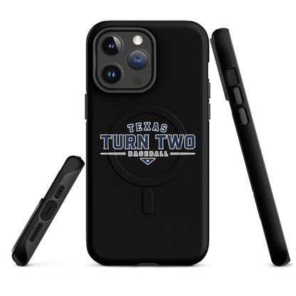 Magsafe Tough Case for iPhone | Texas Turn Two Baseball | Modern Script Logo