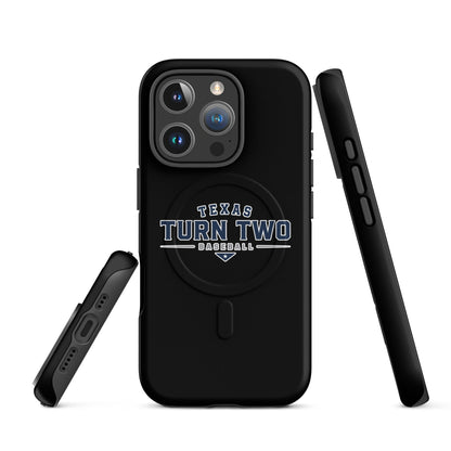 Magsafe Tough Case for iPhone | Texas Turn Two Baseball | Modern Script Logo