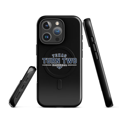 Magsafe Tough Case for iPhone | Texas Turn Two Baseball | Modern Script Logo