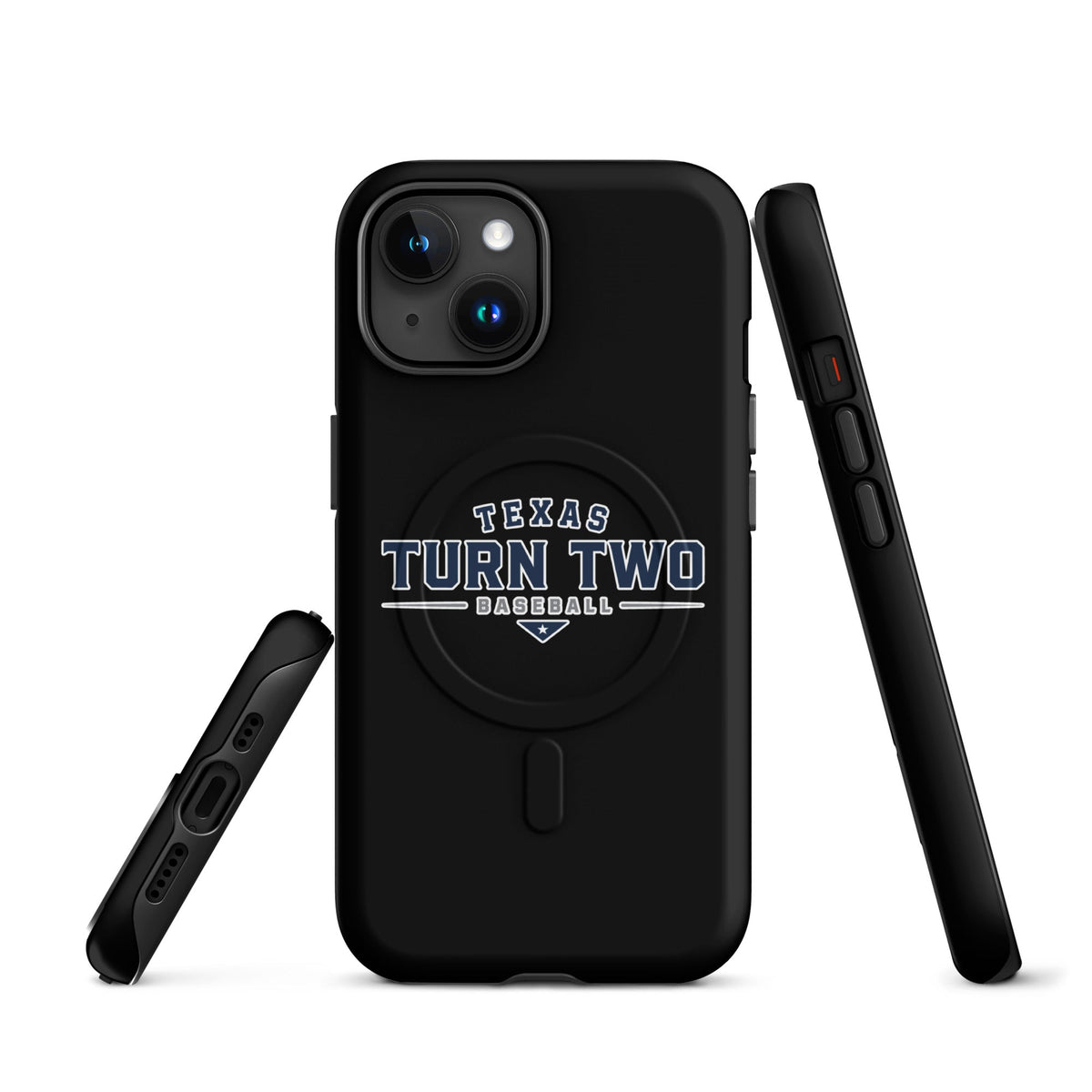 Magsafe Tough Case for iPhone | Texas Turn Two Baseball | Modern Script Logo