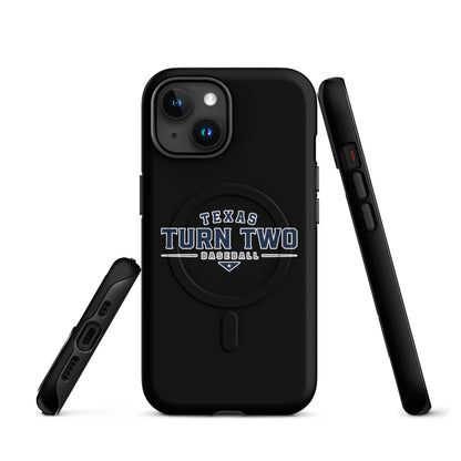 Magsafe Tough Case for iPhone | Texas Turn Two Baseball | Modern Script Logo