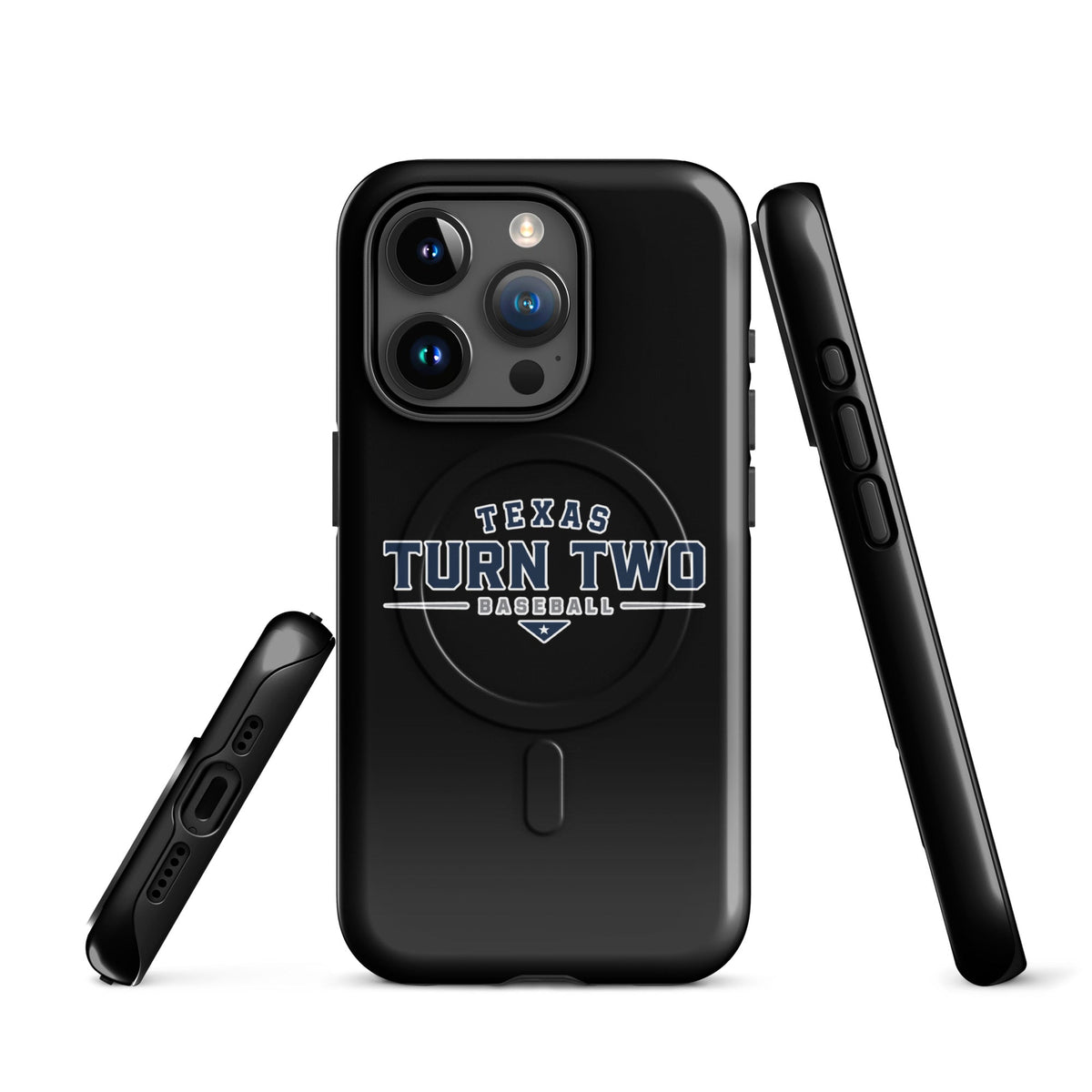 Magsafe Tough Case for iPhone | Texas Turn Two Baseball | Modern Script Logo