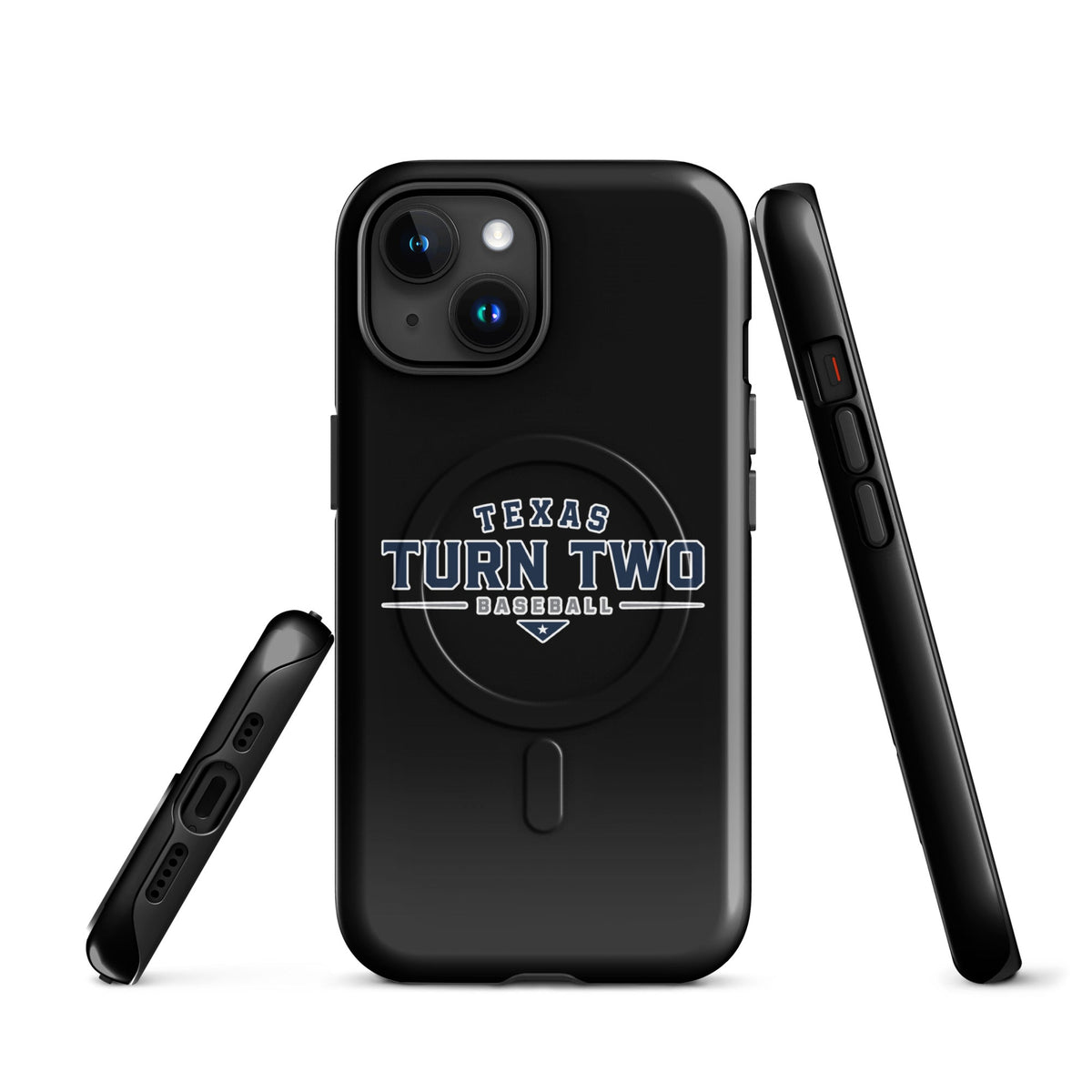 Magsafe Tough Case for iPhone | Texas Turn Two Baseball | Modern Script Logo