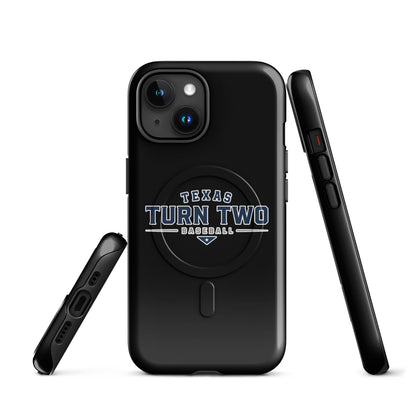 Magsafe Tough Case for iPhone | Texas Turn Two Baseball | Modern Script Logo