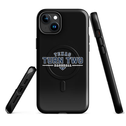 Magsafe Tough Case for iPhone | Texas Turn Two Baseball | Modern Script Logo