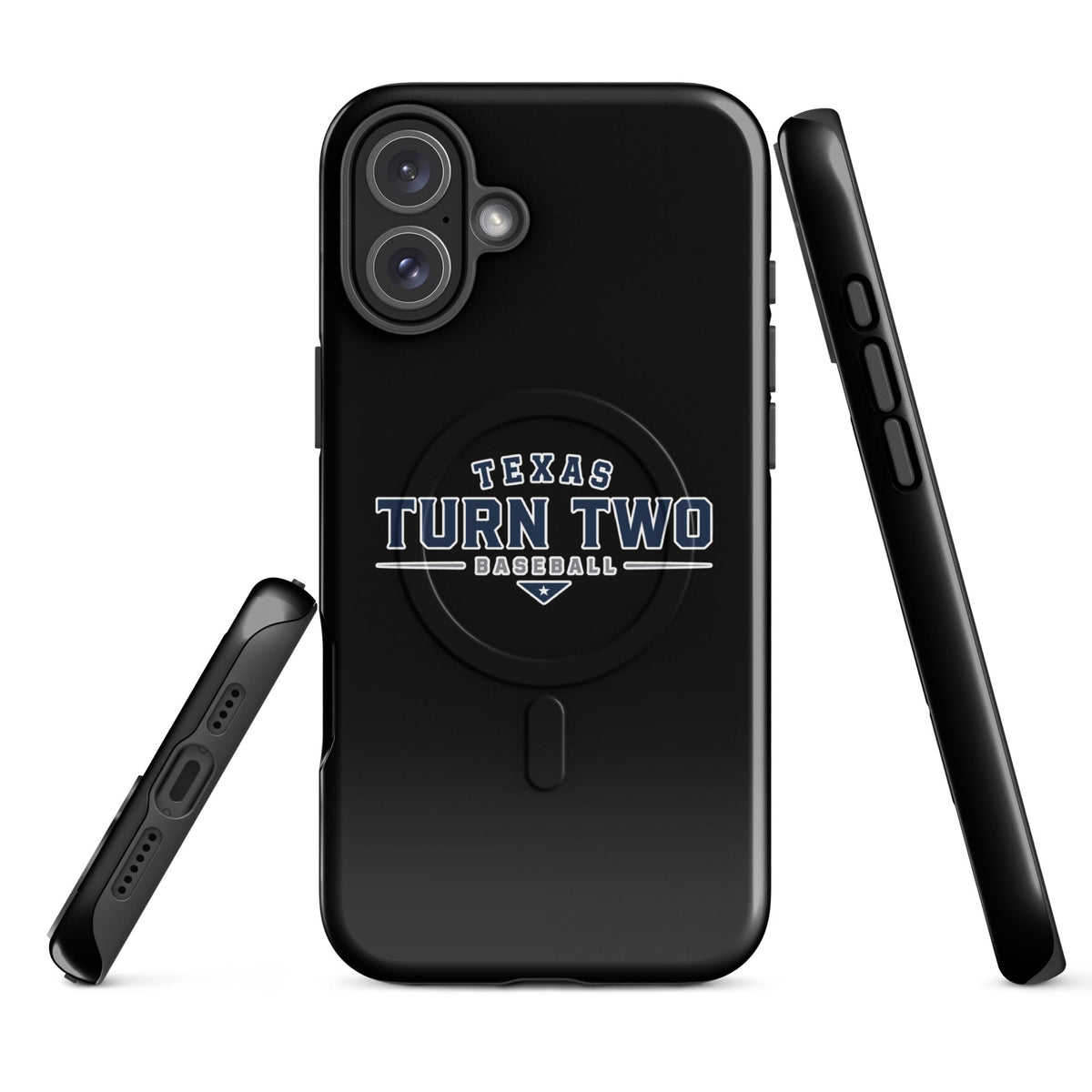 Magsafe Tough Case for iPhone | Texas Turn Two Baseball | Modern Script Logo