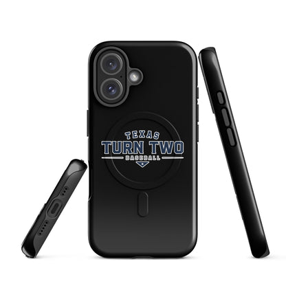 Magsafe Tough Case for iPhone | Texas Turn Two Baseball | Modern Script Logo