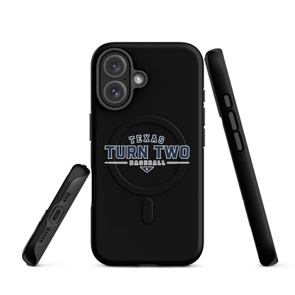 Magsafe Tough Case for iPhone | Texas Turn Two Baseball | Modern Script Logo