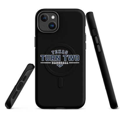 Magsafe Tough Case for iPhone | Texas Turn Two Baseball | Modern Script Logo