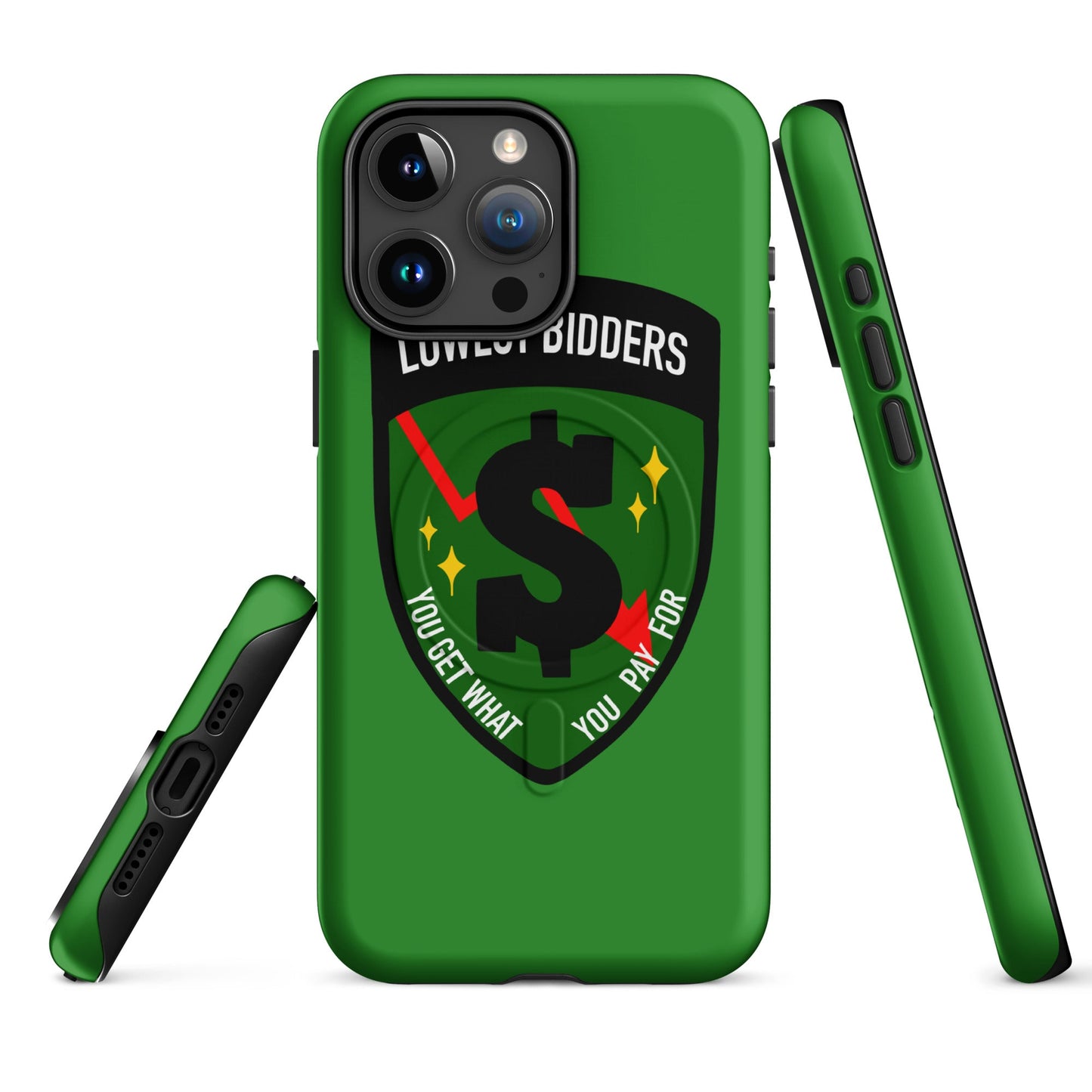Magsafe Tough Case for iPhone | The Lowest Bidders | Emblem Logo