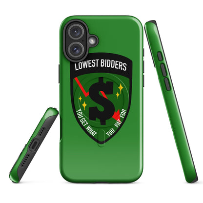 Magsafe Tough Case for iPhone | The Lowest Bidders | Emblem Logo