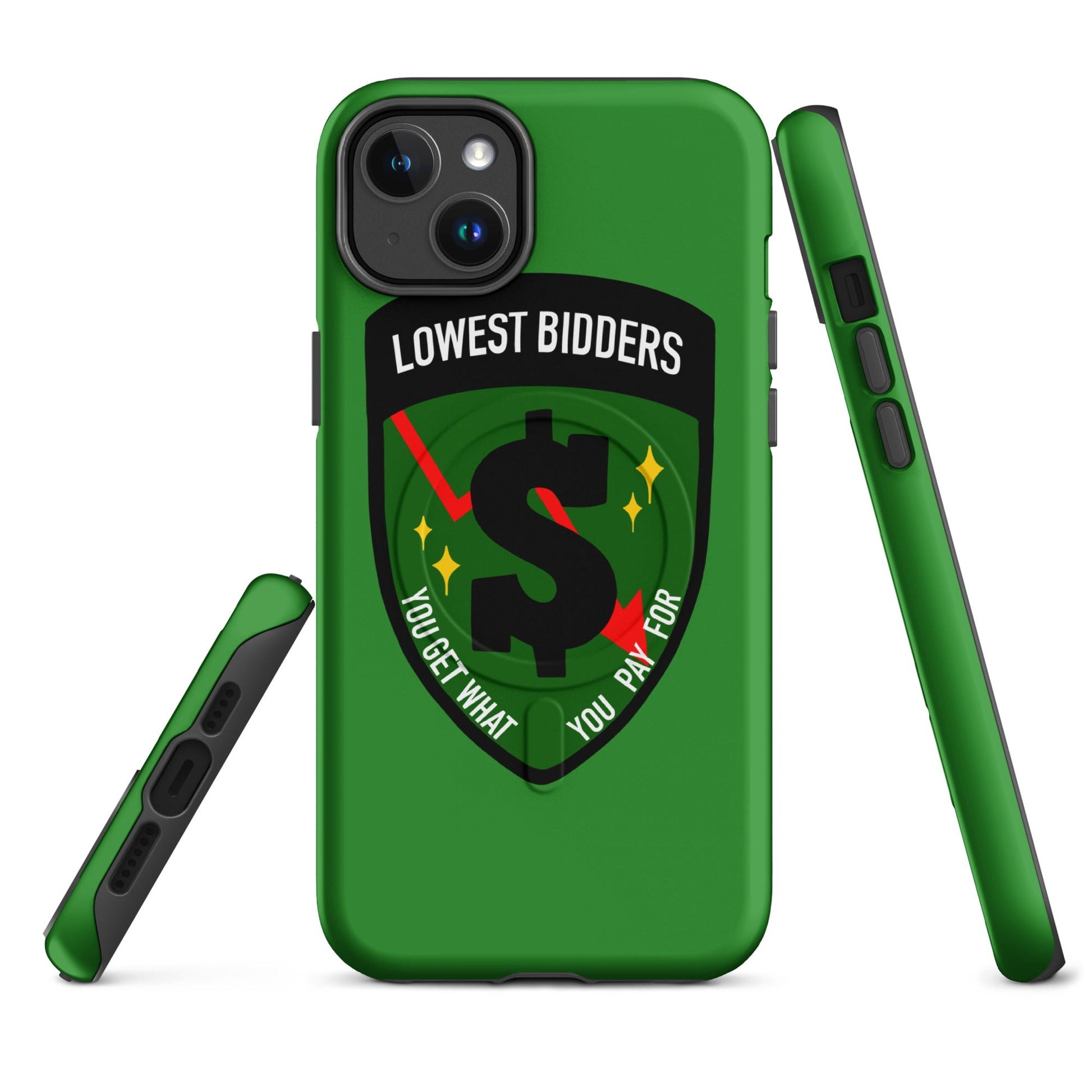 Magsafe Tough Case for iPhone | The Lowest Bidders | Emblem Logo