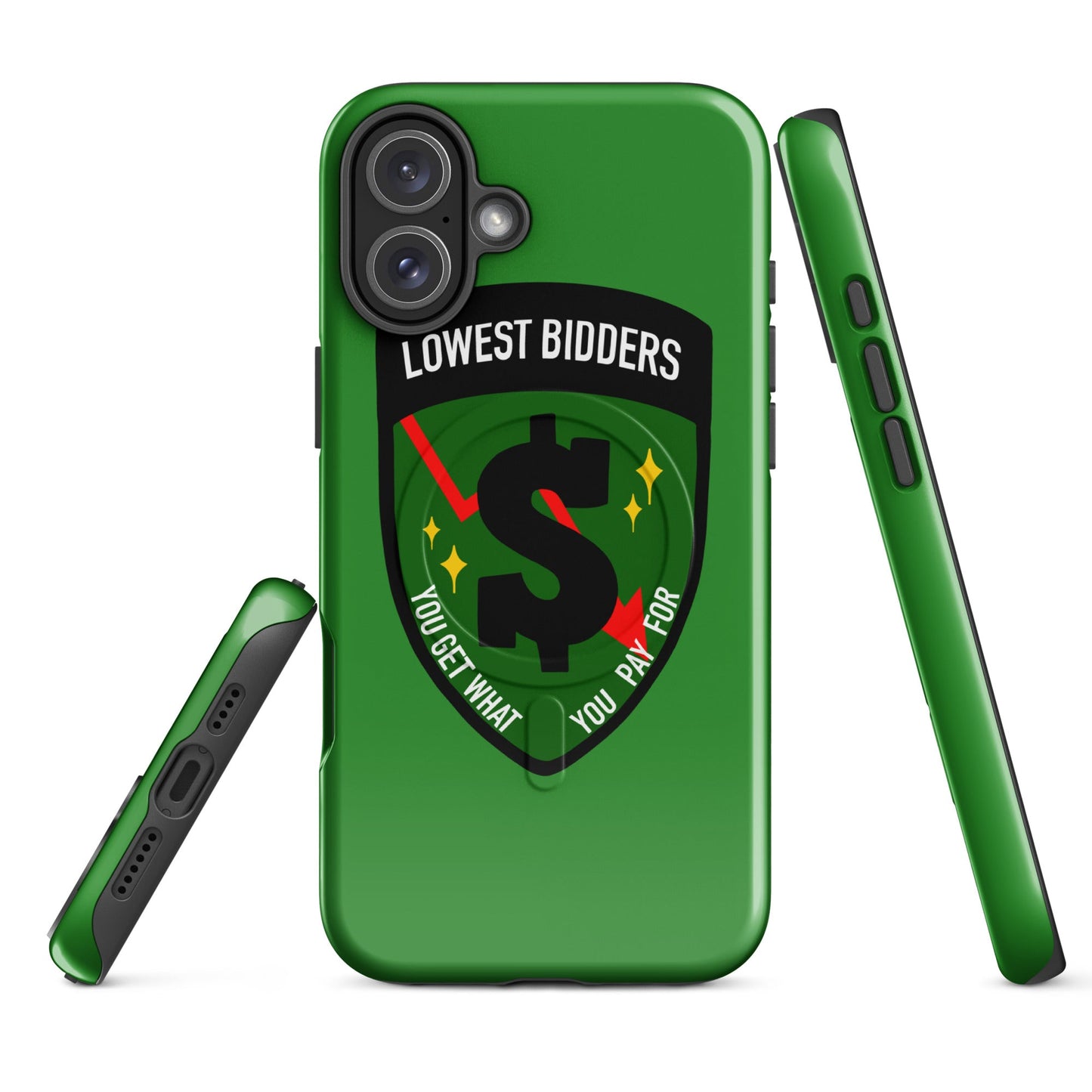 Magsafe Tough Case for iPhone | The Lowest Bidders | Emblem Logo