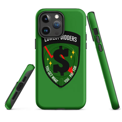 Magsafe Tough Case for iPhone | The Lowest Bidders | Emblem Logo