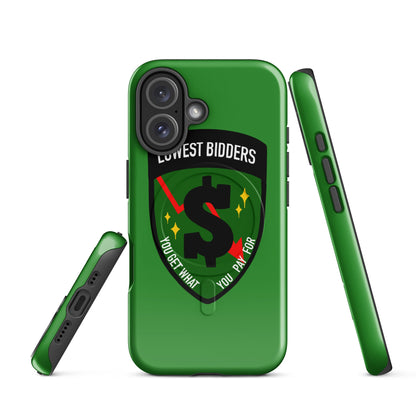Magsafe Tough Case for iPhone | The Lowest Bidders | Emblem Logo