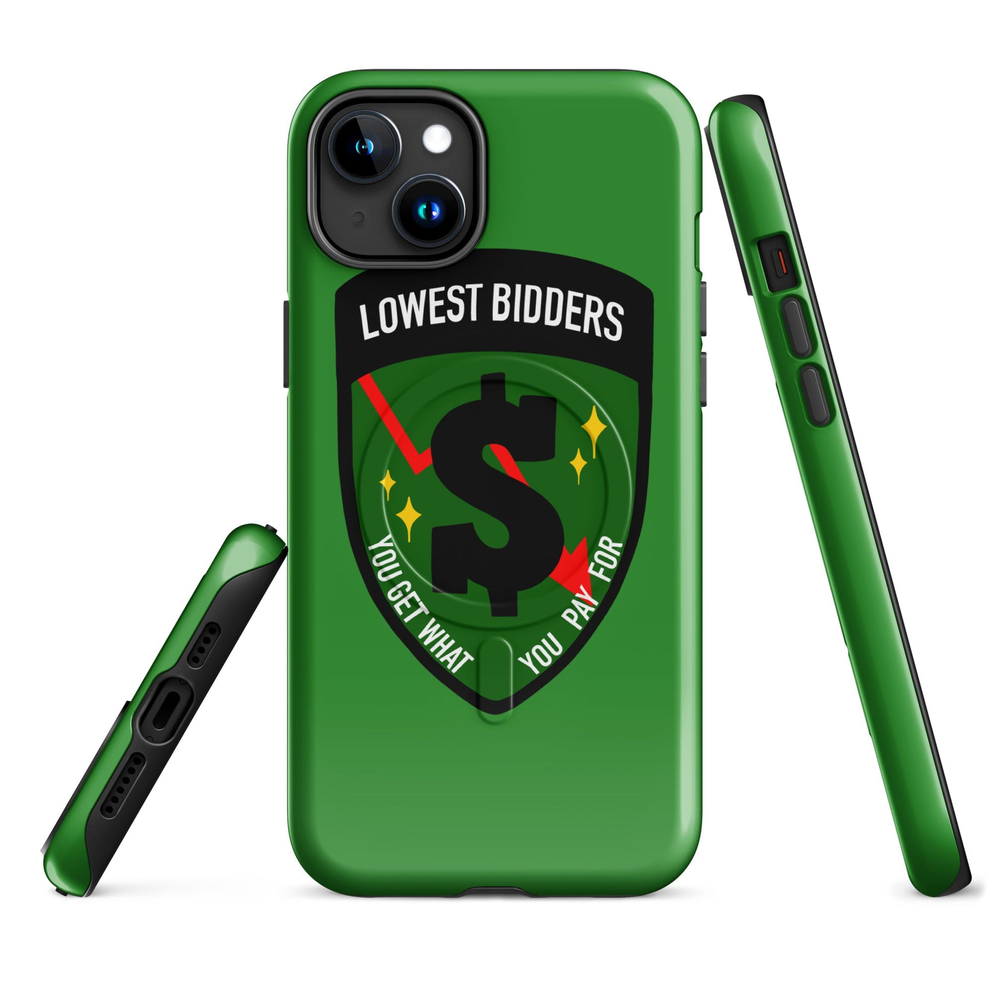 Magsafe Tough Case for iPhone | The Lowest Bidders | Emblem Logo