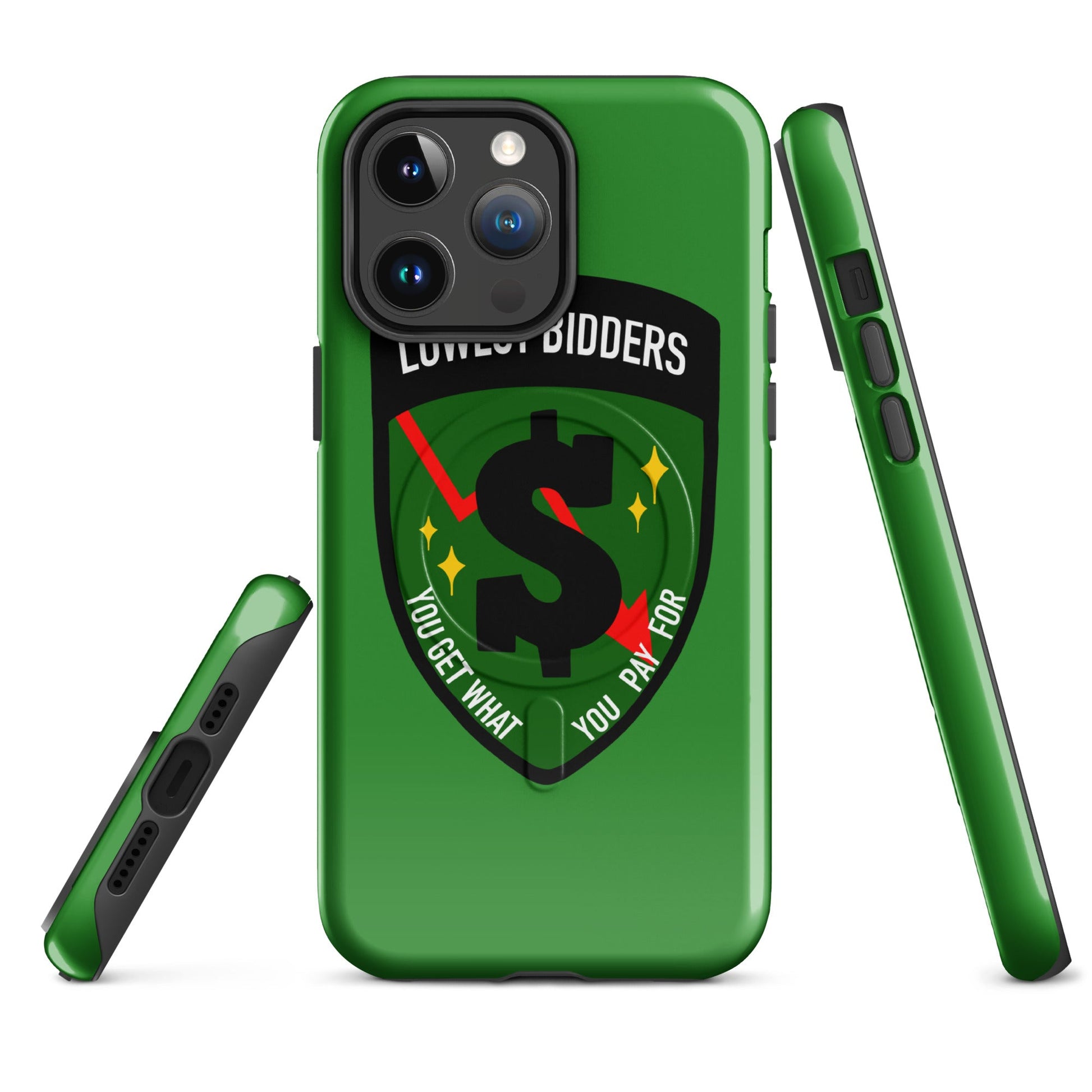 Magsafe Tough Case for iPhone | The Lowest Bidders | Emblem Logo