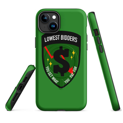 Magsafe Tough Case for iPhone | The Lowest Bidders | Emblem Logo