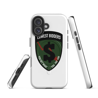 Magsafe Tough Case for iPhone | The Lowest Bidders | Shield Logo