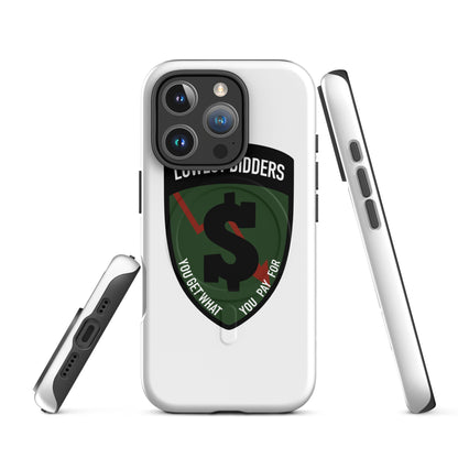 Magsafe Tough Case for iPhone | The Lowest Bidders | Shield Logo