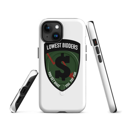 Magsafe Tough Case for iPhone | The Lowest Bidders | Shield Logo