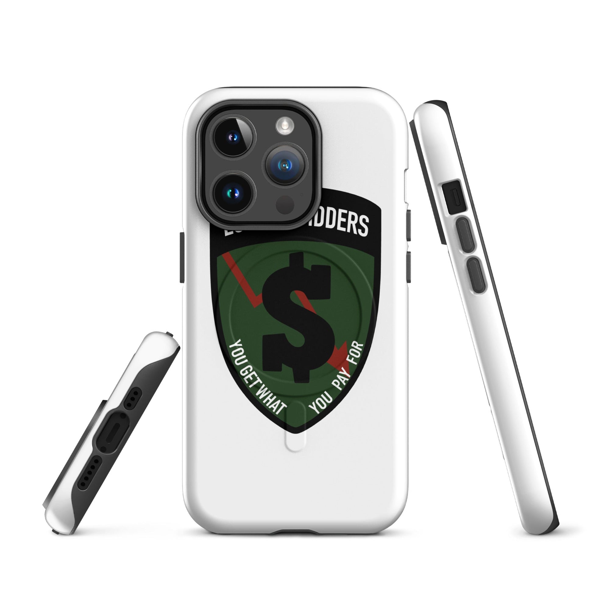 Magsafe Tough Case for iPhone | The Lowest Bidders | Shield Logo