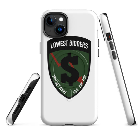 Magsafe Tough Case for iPhone | The Lowest Bidders | Shield Logo