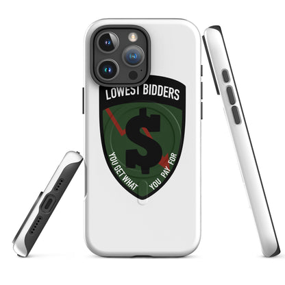 Magsafe Tough Case for iPhone | The Lowest Bidders | Shield Logo