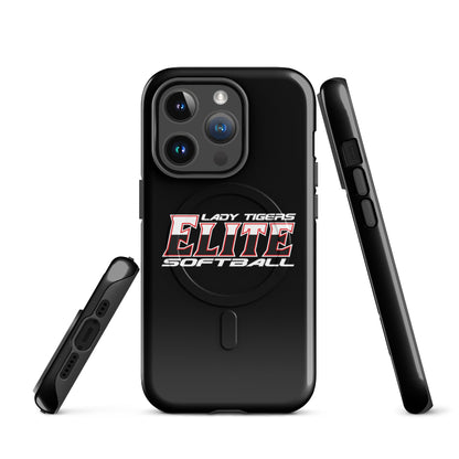 Magsafe Tough Case for iPhone | Tigers Elite Softball | Modern Script Logo