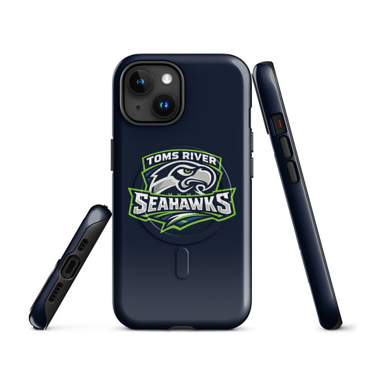 Magsafe Tough Case for iPhone | Toms River Seahawks | Mascot Script Logo