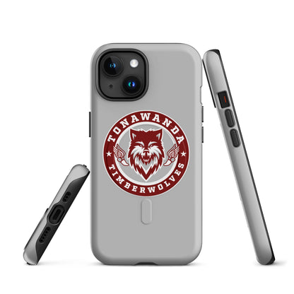 Magsafe Tough Case for iPhone | Tonawanda High School Track and Field | Mascot Badge Logo