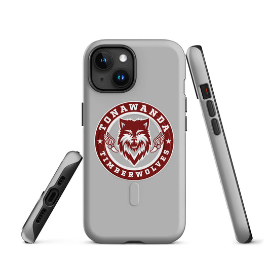 Magsafe Tough Case for iPhone | Tonawanda High School Track and Field | Mascot Badge Logo