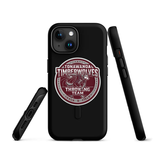 Magsafe Tough Case for iPhone | Tonawanda High School Track and Field | Throwing Team Logo