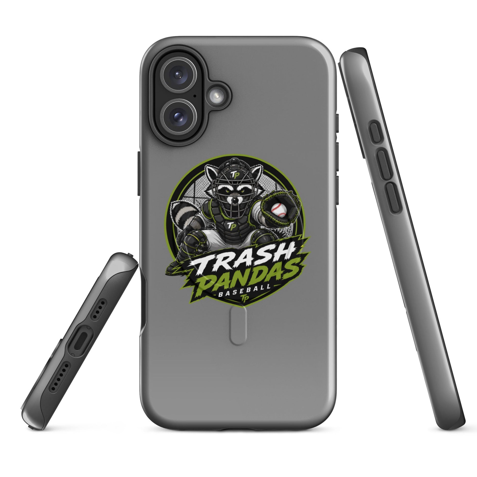 Magsafe Tough Case for iPhone | Trash Pandas Baseball Organization | Athletics Logo