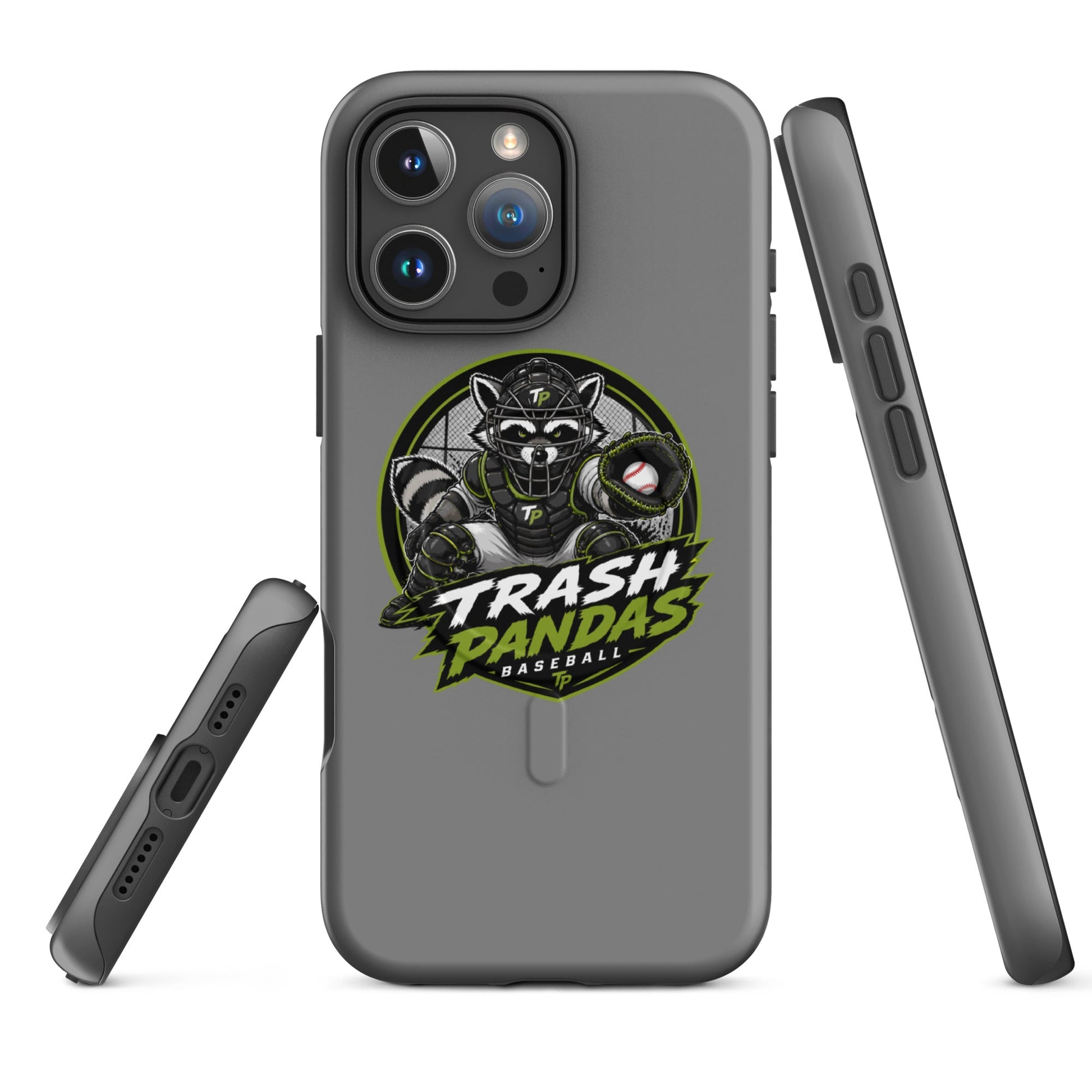 Magsafe Tough Case for iPhone | Trash Pandas Baseball Organization | Athletics Logo