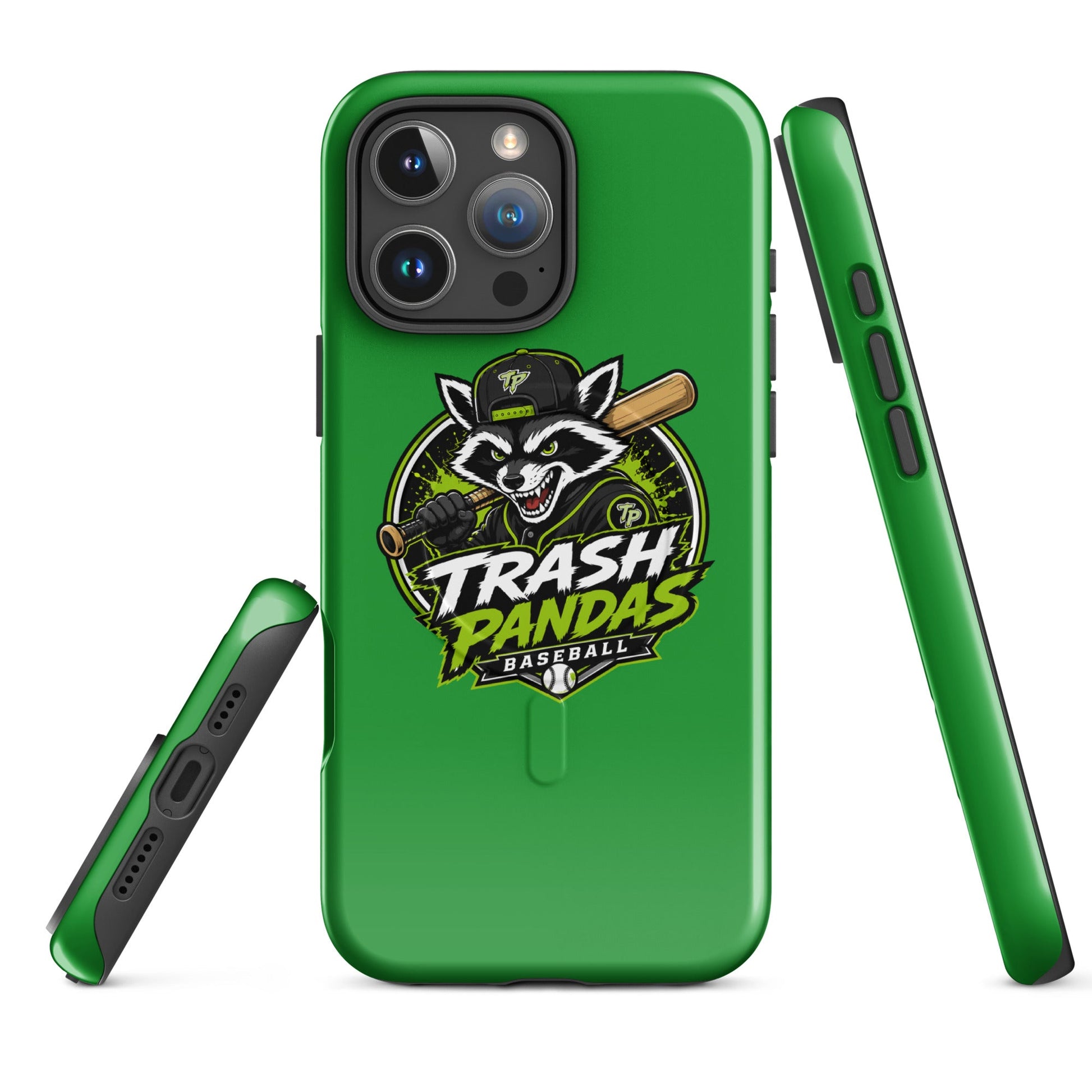 Magsafe Tough Case for iPhone | Trash Pandas Baseball Organization | Mascot Logo