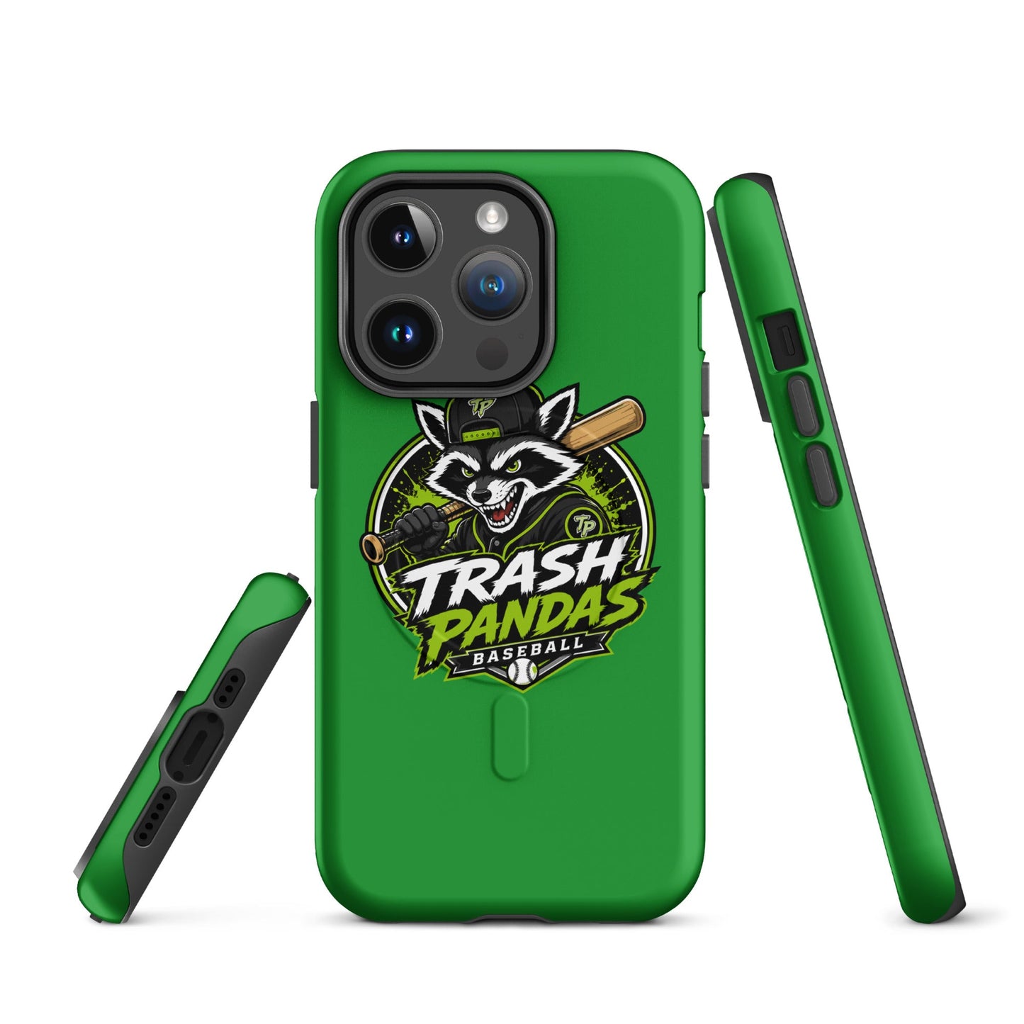 Magsafe Tough Case for iPhone | Trash Pandas Baseball Organization | Mascot Logo