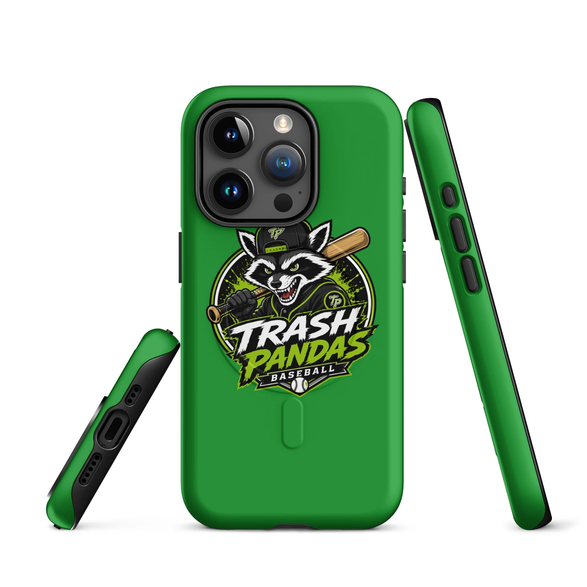 Magsafe Tough Case for iPhone | Trash Pandas Baseball Organization | Mascot Logo