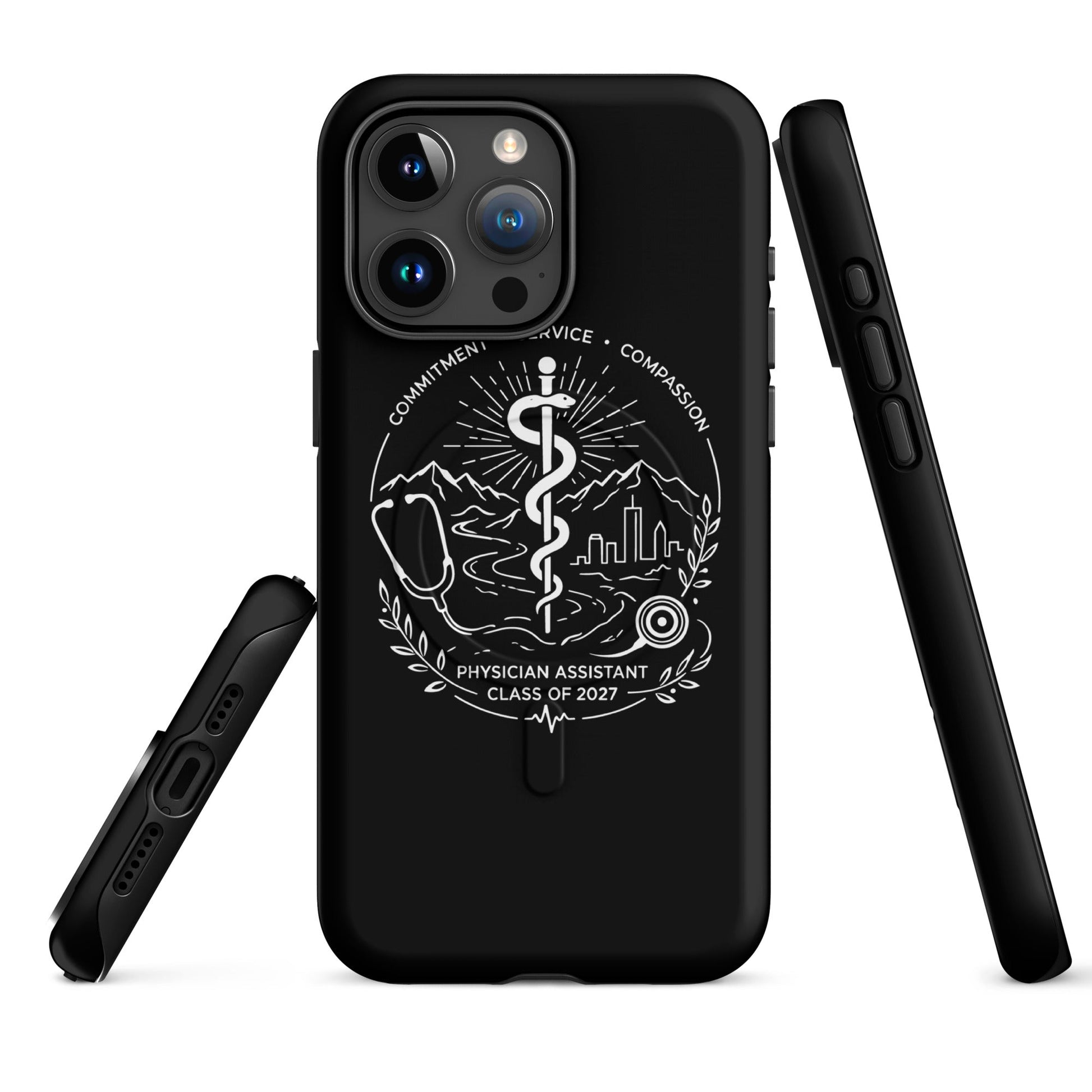Magsafe Tough Case for iPhone | Trine PA program | Crest Logo