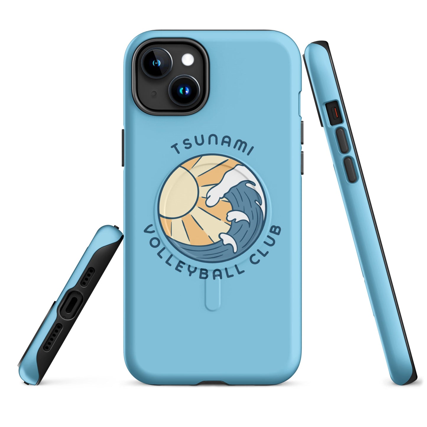 Magsafe Tough Case for iPhone | Tsunami Volleyball Club | Emblem Logo