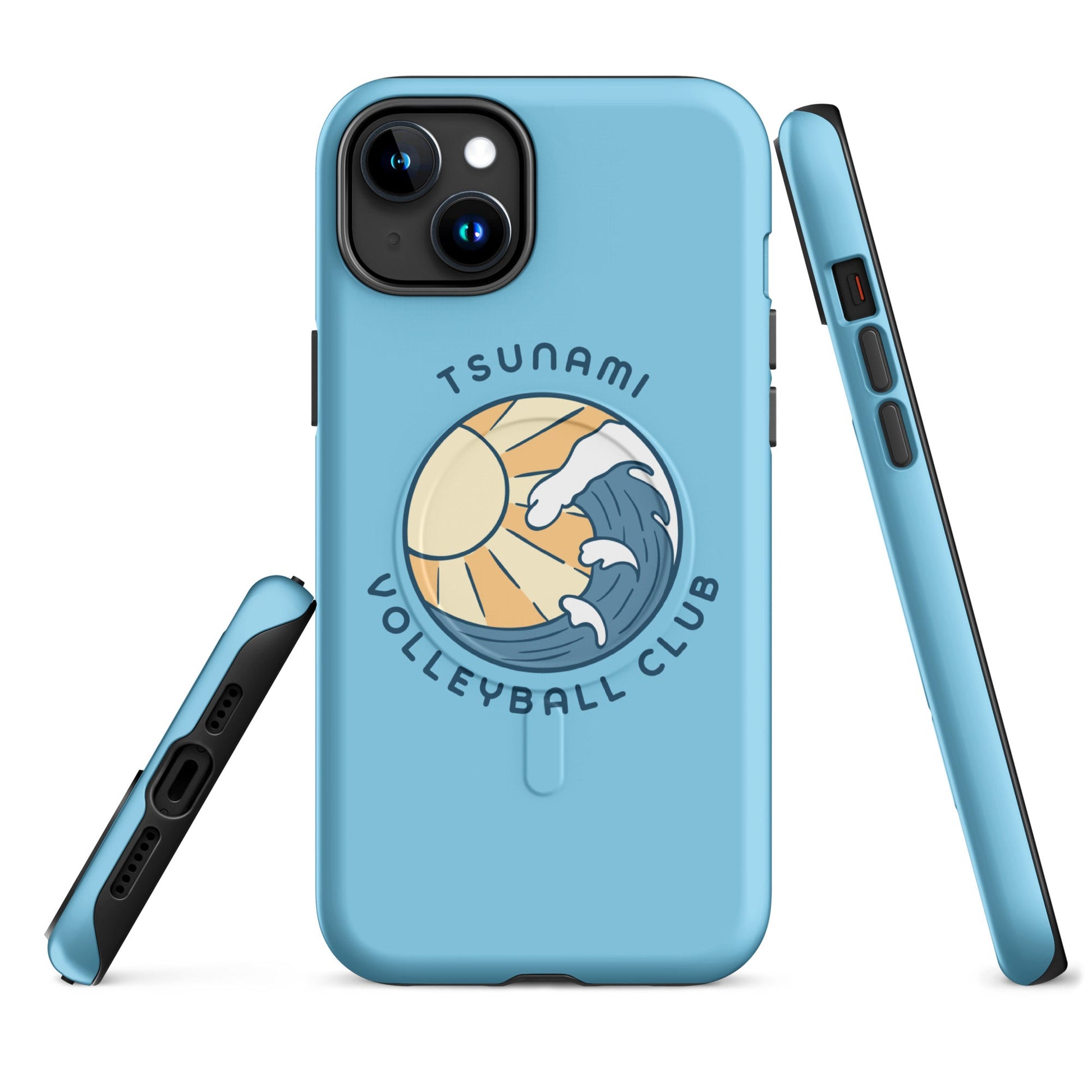 Magsafe Tough Case for iPhone | Tsunami Volleyball Club | Emblem Logo