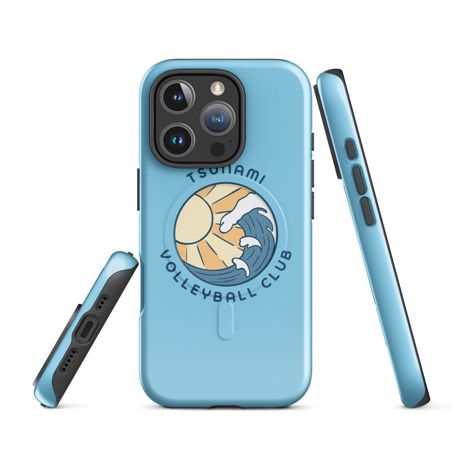 Magsafe Tough Case for iPhone | Tsunami Volleyball Club | Emblem Logo