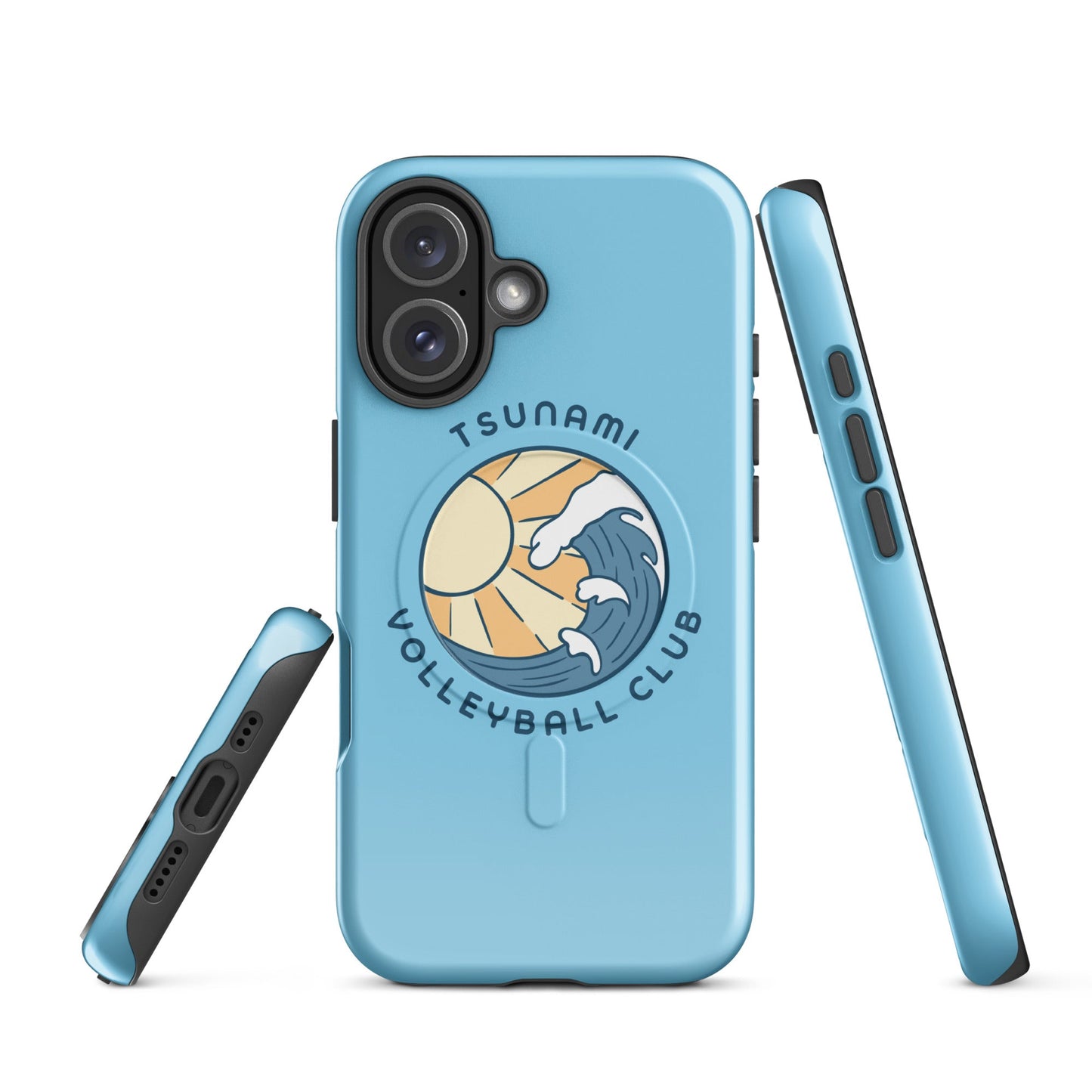 Magsafe Tough Case for iPhone | Tsunami Volleyball Club | Emblem Logo