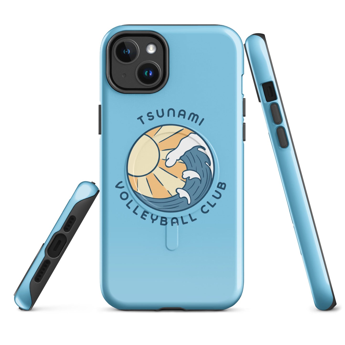 Magsafe Tough Case for iPhone | Tsunami Volleyball Club | Emblem Logo