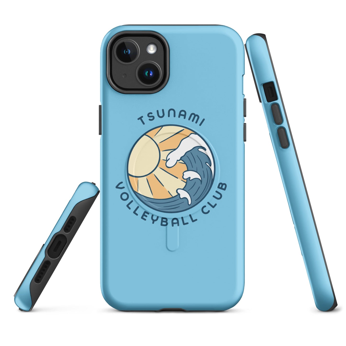 Magsafe Tough Case for iPhone | Tsunami Volleyball Club | Emblem Logo