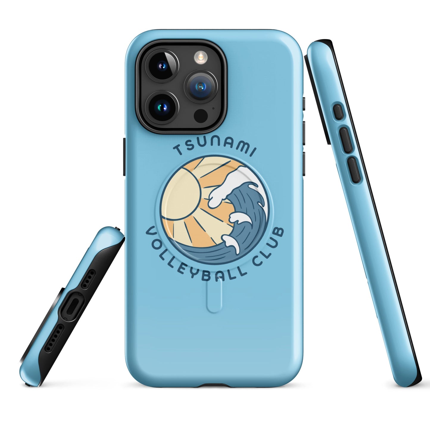 Magsafe Tough Case for iPhone | Tsunami Volleyball Club | Emblem Logo