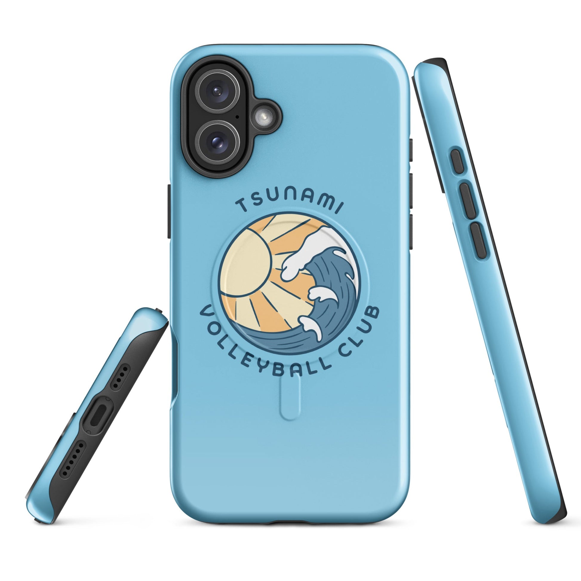 Magsafe Tough Case for iPhone | Tsunami Volleyball Club | Emblem Logo