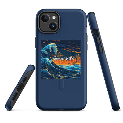 Magsafe Tough Case for iPhone | Tsunami Volleyball Club | Glow Tide Athletics Logo